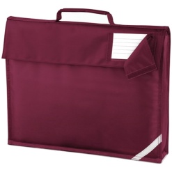 Quadra Book Bag Burgandy, Bags