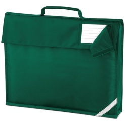 Quadra Book Bag Bottle Green, Bags