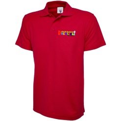Duklings Nursery Staff Polo Shirt Red, Ducklings Nursery