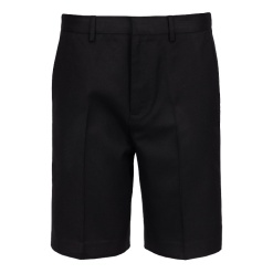 Senior Boys Day Shorts Black, Boys Trousers