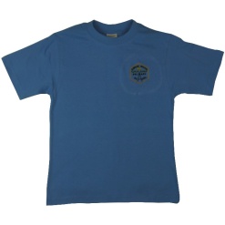 JUBILEE WOOD BLUE PE T-SHIRT, Jubilee Wood Primary